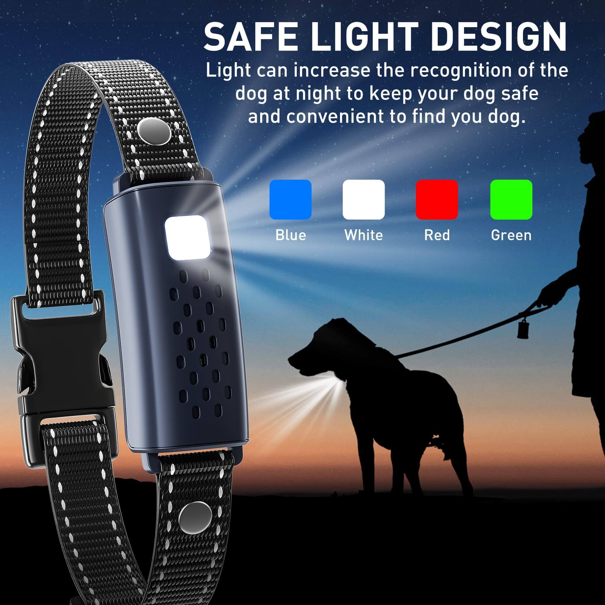 GloPawControl™ - 4000FT Remote Dog Training Collar with Flash Light