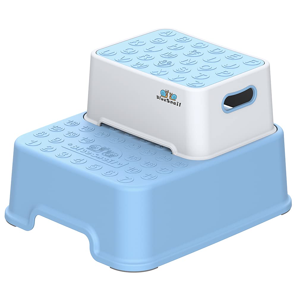 BlueSnail Double-Step Stool – Sturdy & Safe