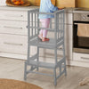 COSYLAND Kids Kitchen Step Stool – Safe & Stable Bamboo Tower