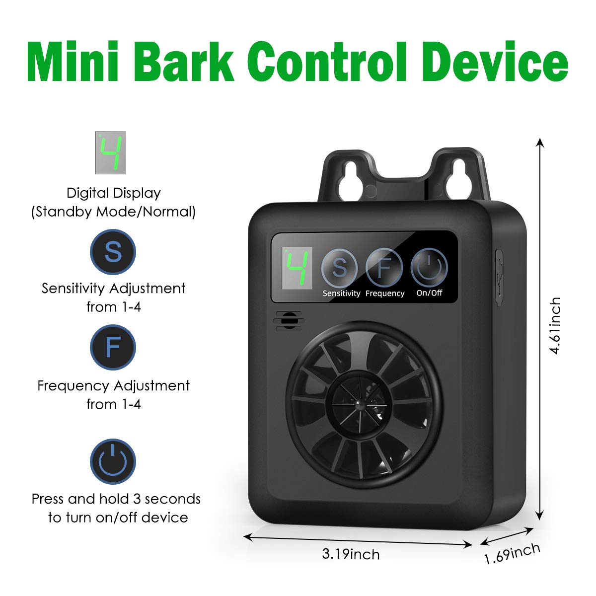 Ultrasonic Anti-Barking Device